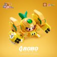 画像4: YI LI CHUANG WAN Fruity ROBO(フルーティーロボ) QROBO Pineapple Slasher(パイナップル・スラッシャー) プラスチックモデルキット (4)