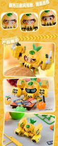 画像8: YI LI CHUANG WAN Fruity ROBO(フルーティーロボ) QROBO Pineapple Slasher(パイナップル・スラッシャー) プラスチックモデルキット (8)