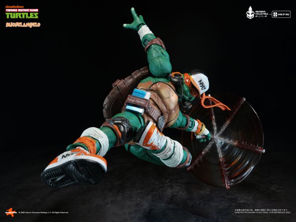 画像9: HEATBOYS HB0105 ティーンエイジ・ミュータント・ニンジャ・タートルズ ミケランジェロ 合金可動フィギュア (豪華版 / 標準版)