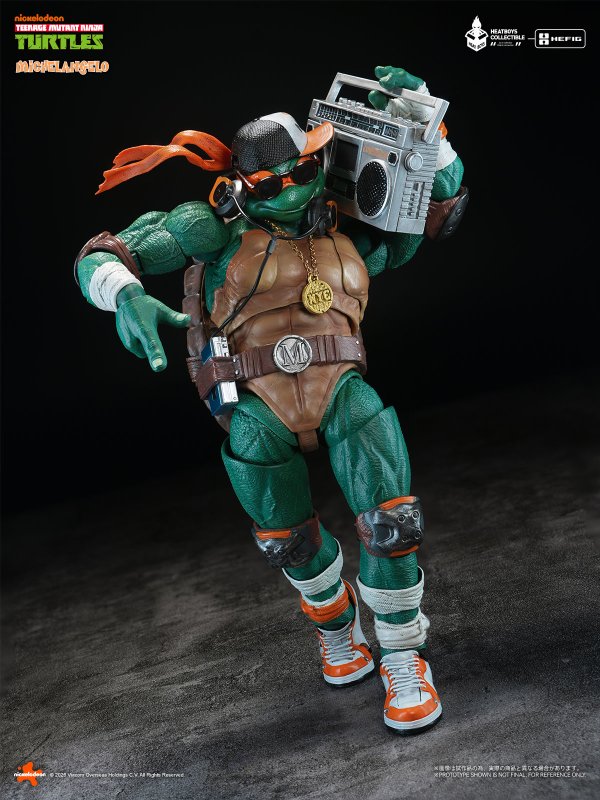 画像4: HEATBOYS HB0105 ティーンエイジ・ミュータント・ニンジャ・タートルズ ミケランジェロ 合金可動フィギュア (豪華版 / 標準版)