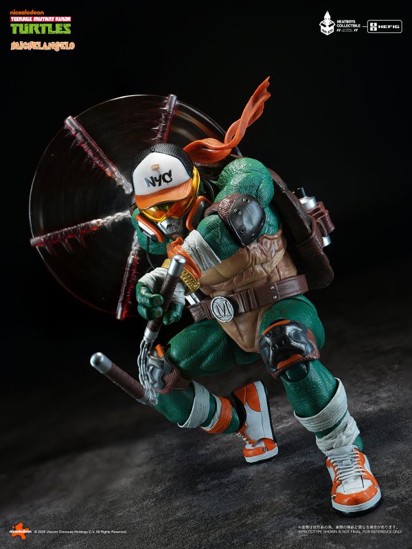 画像11: HEATBOYS HB0105 ティーンエイジ・ミュータント・ニンジャ・タートルズ ミケランジェロ 合金可動フィギュア (豪華版 / 標準版)