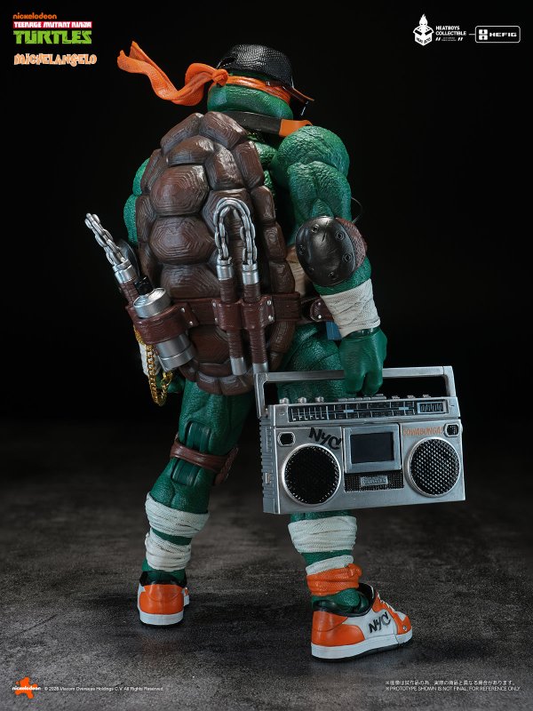 画像3: HEATBOYS HB0105 ティーンエイジ・ミュータント・ニンジャ・タートルズ ミケランジェロ 合金可動フィギュア (豪華版 / 標準版)