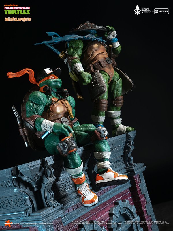 画像14: HEATBOYS HB0105 ティーンエイジ・ミュータント・ニンジャ・タートルズ ミケランジェロ 合金可動フィギュア (豪華版 / 標準版)