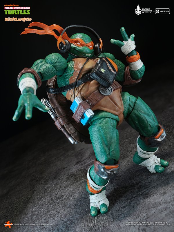 画像34: HEATBOYS HB0105 ティーンエイジ・ミュータント・ニンジャ・タートルズ ミケランジェロ 合金可動フィギュア (豪華版 / 標準版)