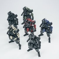 SHEIK MAINLAND 3 min project(スリーミニッツプロジェクト)シリーズ FENRIR(フェンリル)突撃型 1/18スケールプラスチックモデルキット (ブラック / グリーン / イエロー / ブルー / レッド / ディープシルバー)