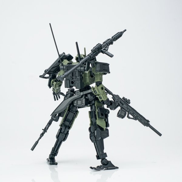 画像11: SHEIK MAINLAND 3 min project(スリーミニッツプロジェクト)シリーズ FENRIR(フェンリル)突撃型 1/18スケールプラスチックモデルキット (ブラック / グリーン / イエロー / ブルー / レッド / ディープシルバー)