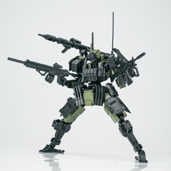画像12: SHEIK MAINLAND 3 min project(スリーミニッツプロジェクト)シリーズ FENRIR(フェンリル)突撃型 1/18スケールプラスチックモデルキット (ブラック / グリーン / イエロー / ブルー / レッド / ディープシルバー)