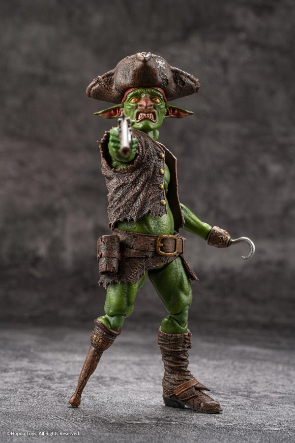 画像3: HopDo Toys ゴブリン族シリーズ 海賊ゴブリン 1/12スケール可動フィギュア