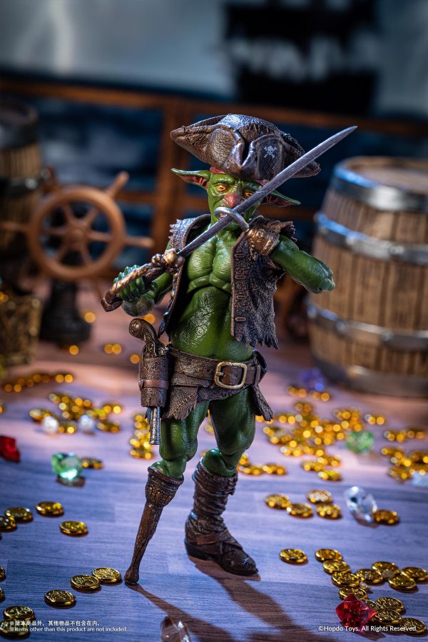 画像11: HopDo Toys ゴブリン族シリーズ 海賊ゴブリン 1/12スケール可動フィギュア