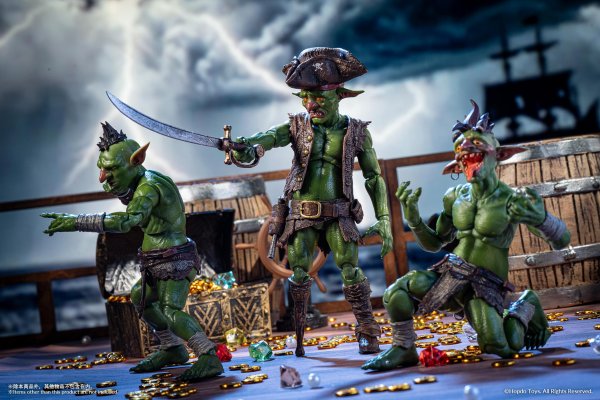 画像14: HopDo Toys ゴブリン族シリーズ 海賊ゴブリン 1/12スケール可動フィギュア