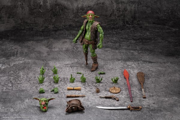 画像1: HopDo Toys ゴブリン族シリーズ 海賊ゴブリン 1/12スケール可動フィギュア
