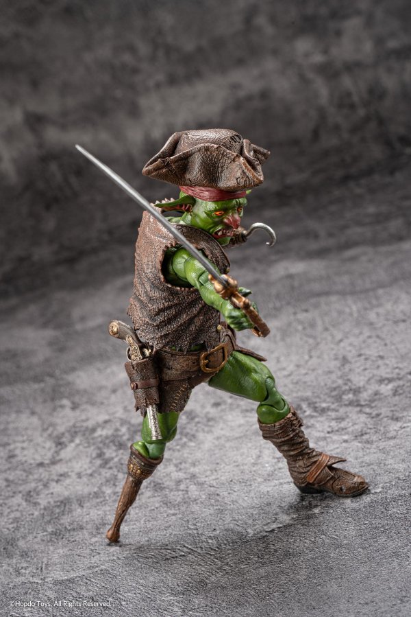 画像2: HopDo Toys ゴブリン族シリーズ 海賊ゴブリン 1/12スケール可動フィギュア