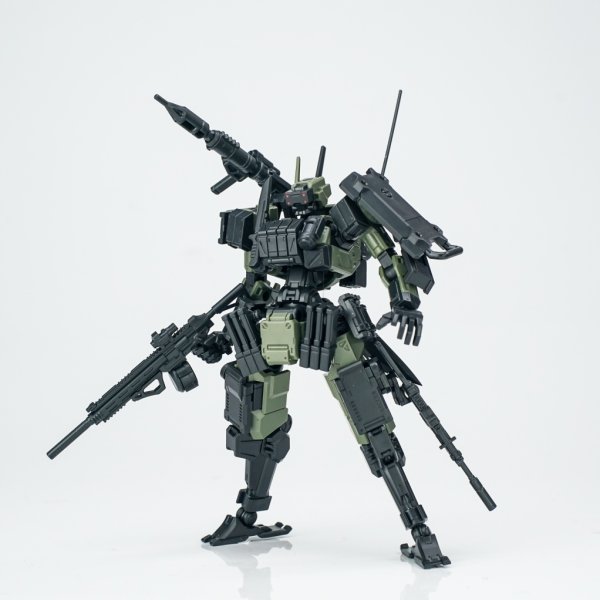 画像10: SHEIK MAINLAND 3 min project(スリーミニッツプロジェクト)シリーズ FENRIR(フェンリル)突撃型 1/18スケールプラスチックモデルキット (ブラック / グリーン / イエロー / ブルー / レッド / ディープシルバー)