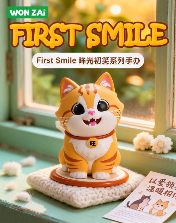 画像1: 【再販】WONZAI First Smile(ファースト・スマイル)シリーズ トレーディングフィギュア (6個入り1BOX)