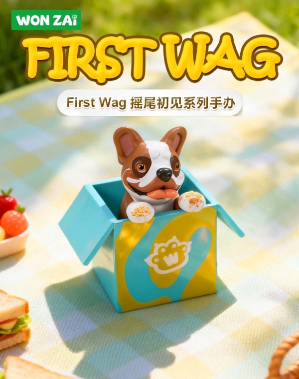 画像1: 【再販】WONZAI First Wag(ファースト・ワグ)シリーズ トレーディングフィギュア (6個入り1BOX)