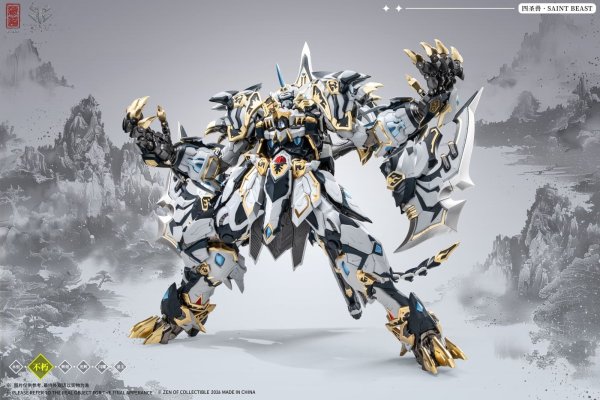 画像4: ZEN Of Collectible(蔵道模型) CD-02U 四聖獣 白虎 武闘版 合金製完成品