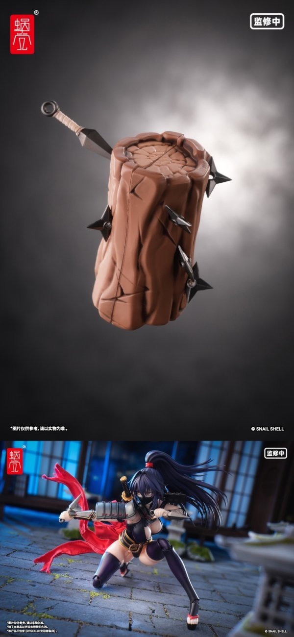 画像11: SNAIL SHELL(蝸之殻) RPGEX-10 女忍者 裂風 1/12スケール可動フィギュア専用オプションパーツセット