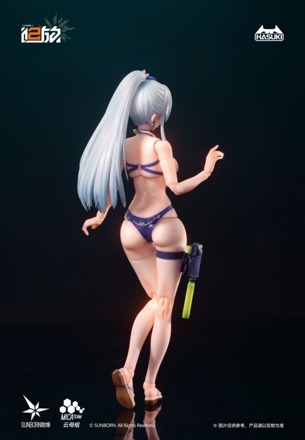 画像14: HASUKI POCKET ARTSシリーズ PA013 ドールズフロントライン2:エクシリウム クルカイ 1/12スケール可動フィギュア (豪華版 / 通常版)