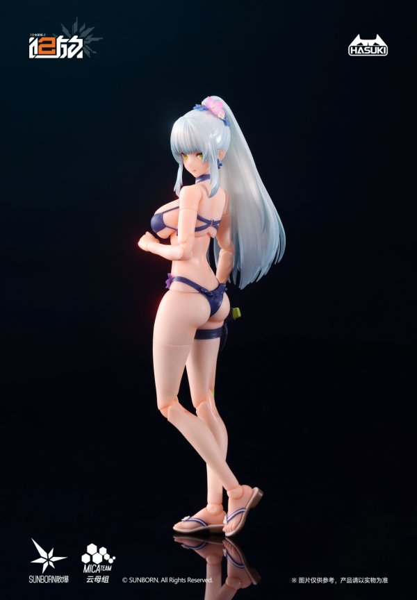 画像4: HASUKI POCKET ARTSシリーズ PA013 ドールズフロントライン2:エクシリウム クルカイ 1/12スケール可動フィギュア (豪華版 / 通常版)