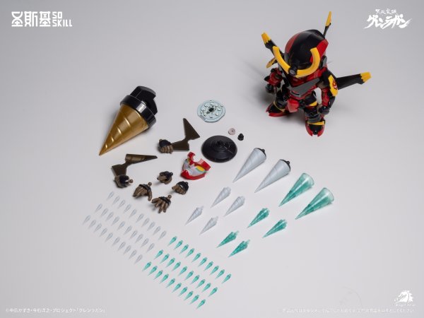 画像2: SOSKILL 『天元突破グレンラガン』 グレンラガン 超可動モデルキット デフォルメVer.