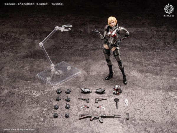 画像1: BLAZE WAVE ワルキューレ ブリュンヒルド 1/12スケール可動フィギュア