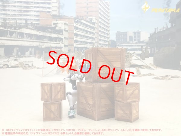 画像6: PEPATAMAシリーズ S-001 ペーパージオラマ 木箱A (6)