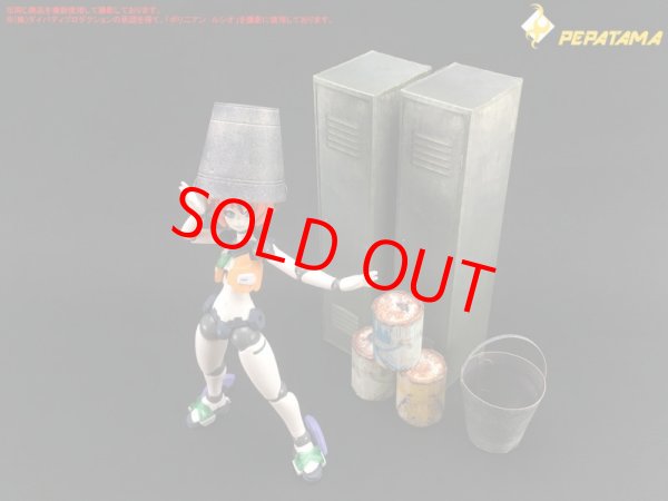 画像7: PEPATAMAシリーズ S-009 ペーパージオラマ ロッカーA (7)