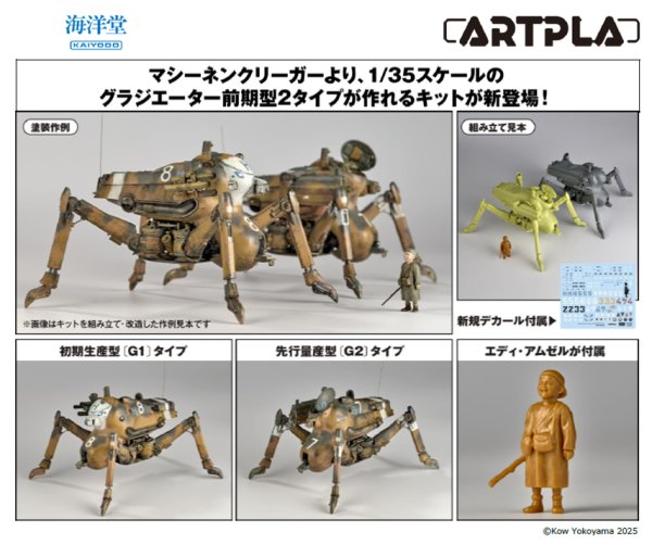 画像1: ARTPLA　マシーネンクリーガー グラジエーターG1/G2＆スマイル エディ・アムゼル (1)
