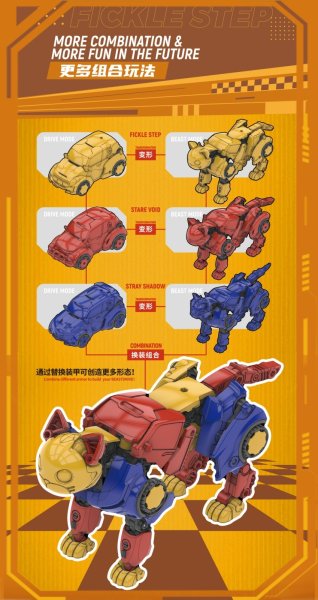 画像6: 52TOYS BEASTDRIVE BD-16 FICKLE STEP(フェイクルステップ) (6)