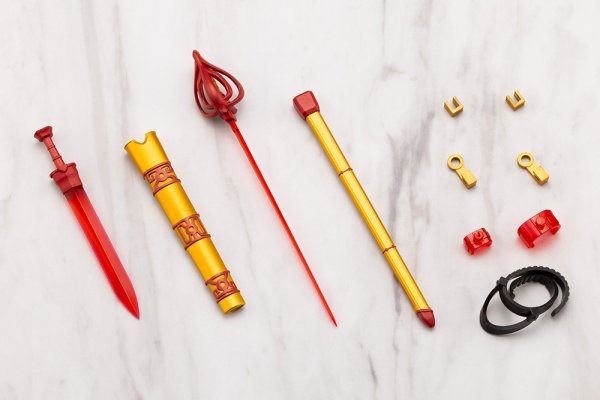 画像2: 『M.S.G モデリングサポートグッズ』 バーチュアスタイル10 ソードセットB フレイムライトVer. (2)