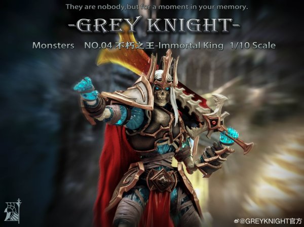 画像3: GreyKnight Monsters-04 Immortal King(イモータル・キング) 1/10スケール可動フィギュア (3)