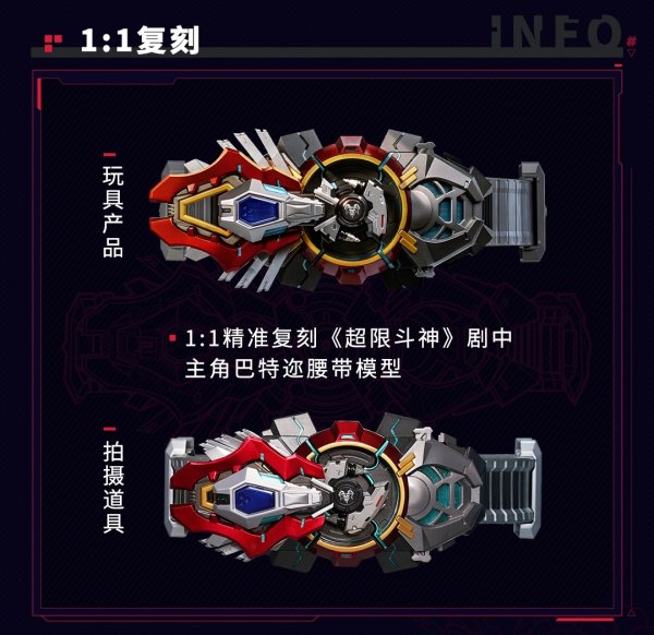 画像7: Animester×核金重構 超限斗神 幻神カプラー 巴特迩(バトル) 超限ベルト プロップレプリカ (7)