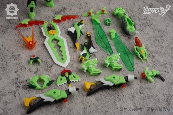 画像8: QUANKAI Studio Gene Interference(ジーンインターフェアランス)シリーズ 剜姫(えぐりひめ) ノンスケールプラスチックモデルキット (8)