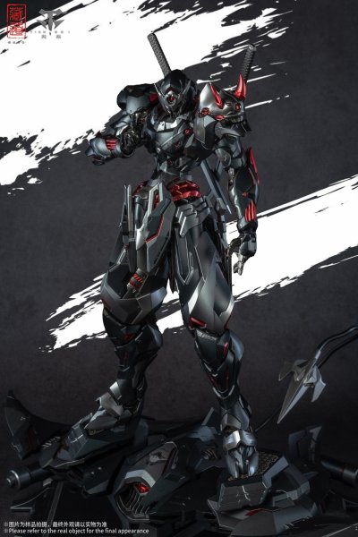 画像9: ZEN Of Collectible(蔵道模型) CD-07B 影域衆-颭冥(センメイ) 黒幽霊 合金可動フィギュア (9)