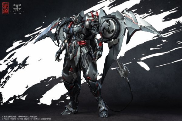 画像3: ZEN Of Collectible(蔵道模型) CD-07B 影域衆-颭冥(センメイ) 黒幽霊 合金可動フィギュア (3)