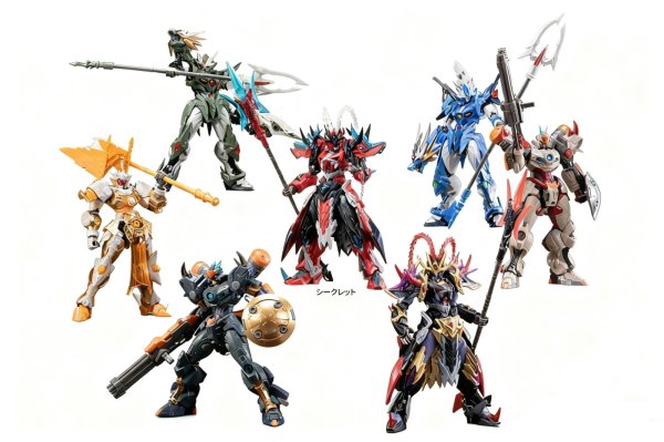 画像2: MOTOR NUCLEAR 俺は大英雄だシリーズ トレーディングプラスティックモデルキット (6個入り1BOX) (2)