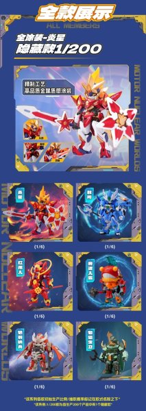 画像2: MOTOR NUCLEAR 大作戦シリーズ トレーディングフィギュア Vol.1 (6個入り1BOX) (2)