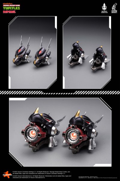 画像29: HEATBOYS HB0095 ティーンエイジ・ミュータント・ニンジャ・タートルズ ラファエロ 赤煞(あかさつ) 合金可動フィギュア (29)