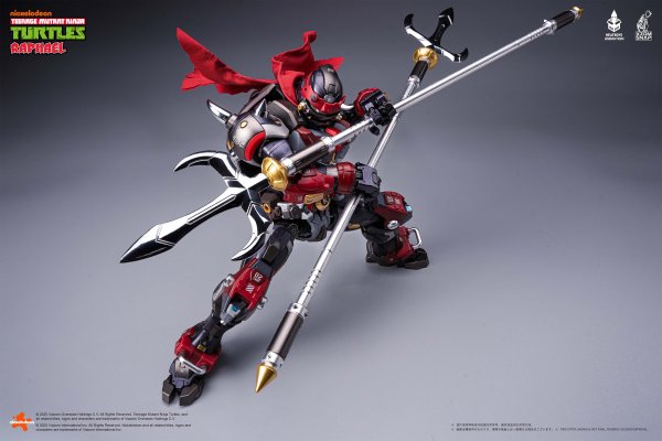 画像11: HEATBOYS HB0095 ティーンエイジ・ミュータント・ニンジャ・タートルズ ラファエロ 赤煞(あかさつ) 合金可動フィギュア (11)
