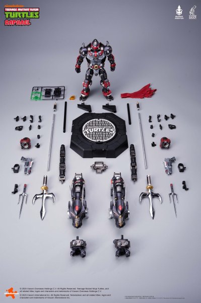 画像23: HEATBOYS HB0095 ティーンエイジ・ミュータント・ニンジャ・タートルズ ラファエロ 赤煞(あかさつ) 合金可動フィギュア (23)