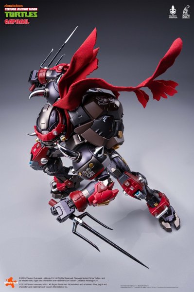 画像17: HEATBOYS HB0095 ティーンエイジ・ミュータント・ニンジャ・タートルズ ラファエロ 赤煞(あかさつ) 合金可動フィギュア (17)