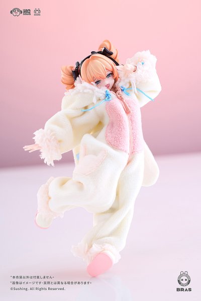 画像3: 『BUNNY RAPID ACTION SQUAD』 ふわふわパジャマセット（ドール用コスチューム） (3)