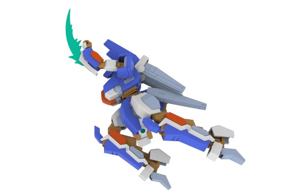 画像5: 【再販】『ウルフファング空牙2001』 1/35スケール TYPE02 天雷（TENRAI） (5)