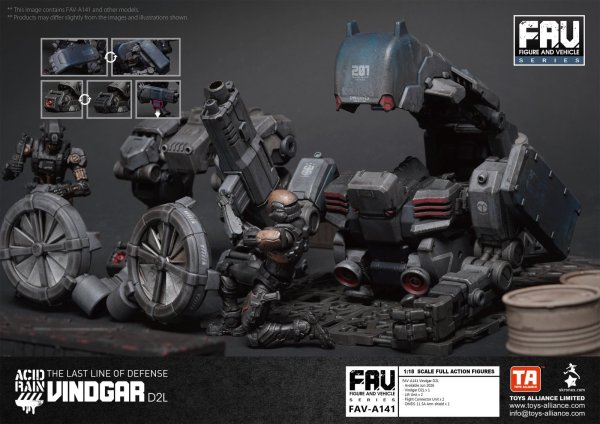 画像6: TOYS ALLIANCE LIMITED アシッドレイン 1/18スケール FAV-A141 ヴィンドガル D2L (6)