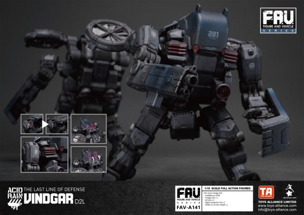 画像5: TOYS ALLIANCE LIMITED アシッドレイン 1/18スケール FAV-A141 ヴィンドガル D2L (5)