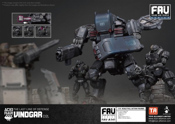 画像7: TOYS ALLIANCE LIMITED アシッドレイン 1/18スケール FAV-A141 ヴィンドガル D2L (7)