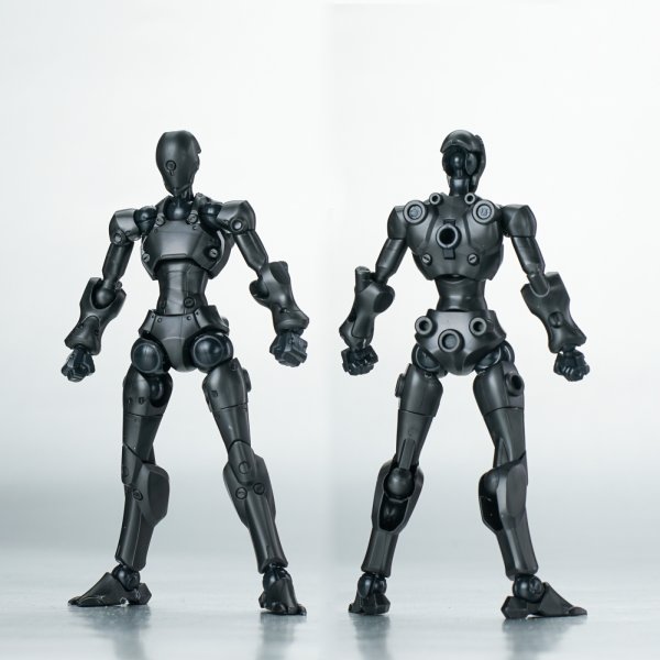 画像14: SHEIK MAINLAND 3 min projectシリーズ 強攻異人VOL.2 1/18スケールプラスチックモデルキット (グリーン / トランスペアレント / ディープシルバー / トランスペアレントメタリック) (14)