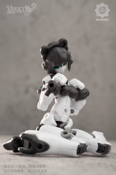 画像4: QUANKAI Studio Gene Interference(ジーンインターフェアランス)シリーズ QK-ST-002 1/12スケール プラスチックモデルキット (4)