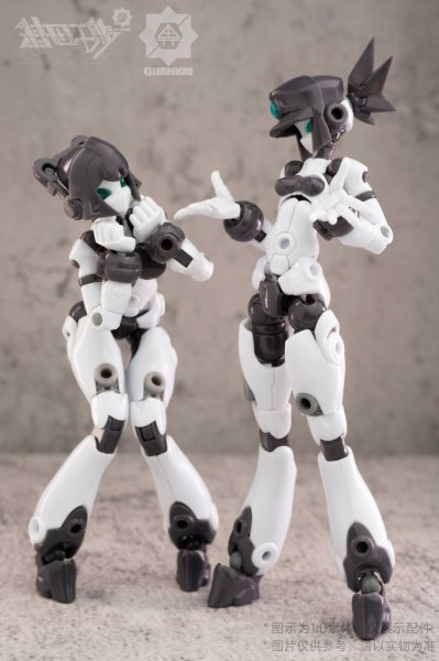 画像14: QUANKAI Studio Gene Interference(ジーンインターフェアランス)シリーズ QK-ST-002 1/12スケール プラスチックモデルキット (14)