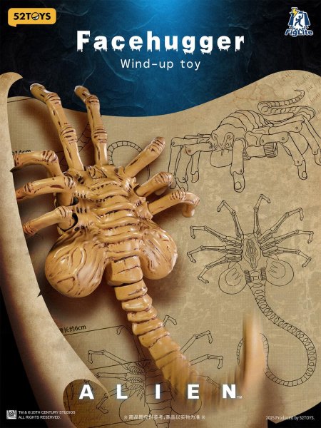 画像3: 52TOYS FIGLITE エイリアン フェイスハガー (3)